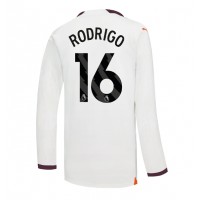 Billiga Manchester City Rodri Hernandez #16 Borta fotbollskläder 2023-24 Långärmad